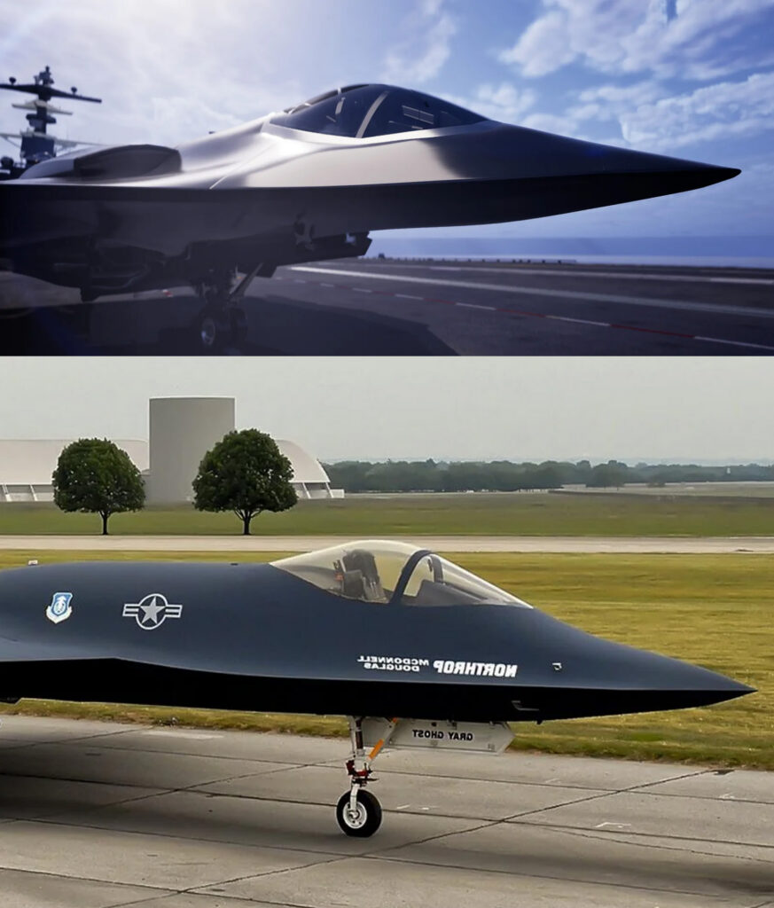 Northrop Grumman F/A-XX compared to YF-23