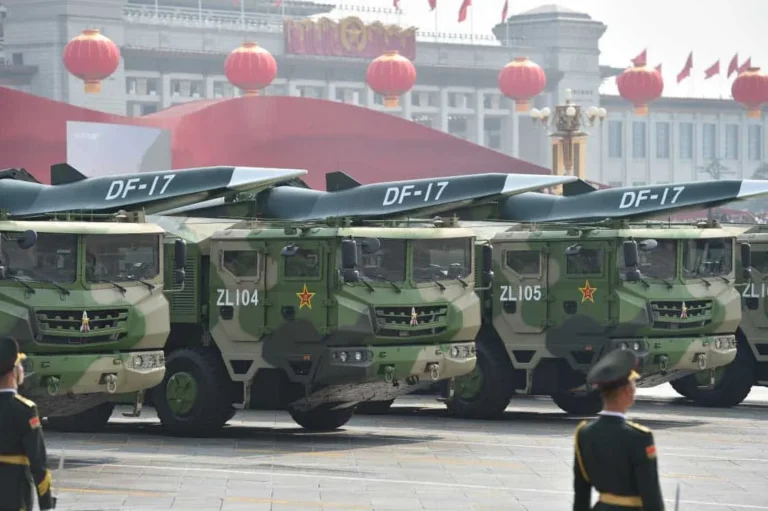 Chinese DF-17 missiles