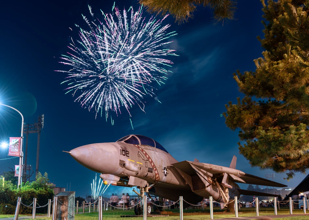 F-14D Tomcat on display