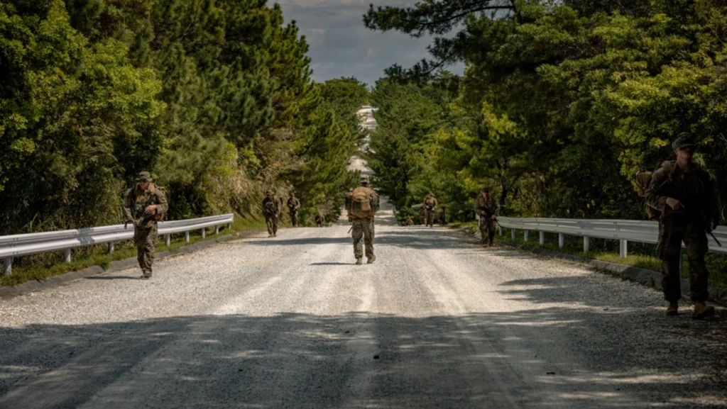 Marines rehearse anti-drone procedures