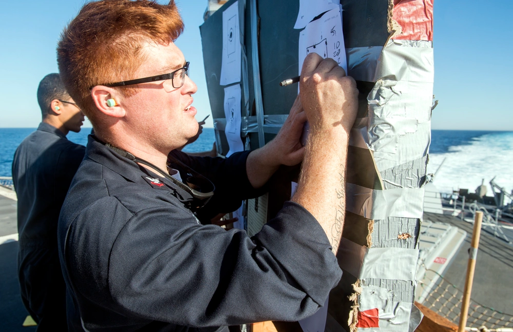 M-16 rifle requalification Navy