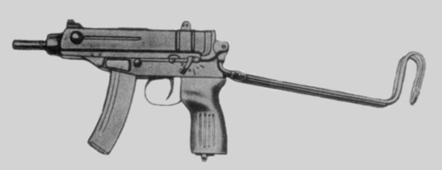 Skorion vz 61 with unfolded stock