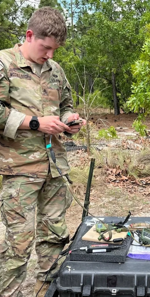 soldier uses Mortars app