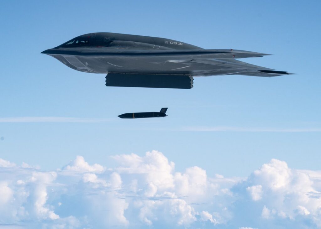 B-2 Spirit ship hunting