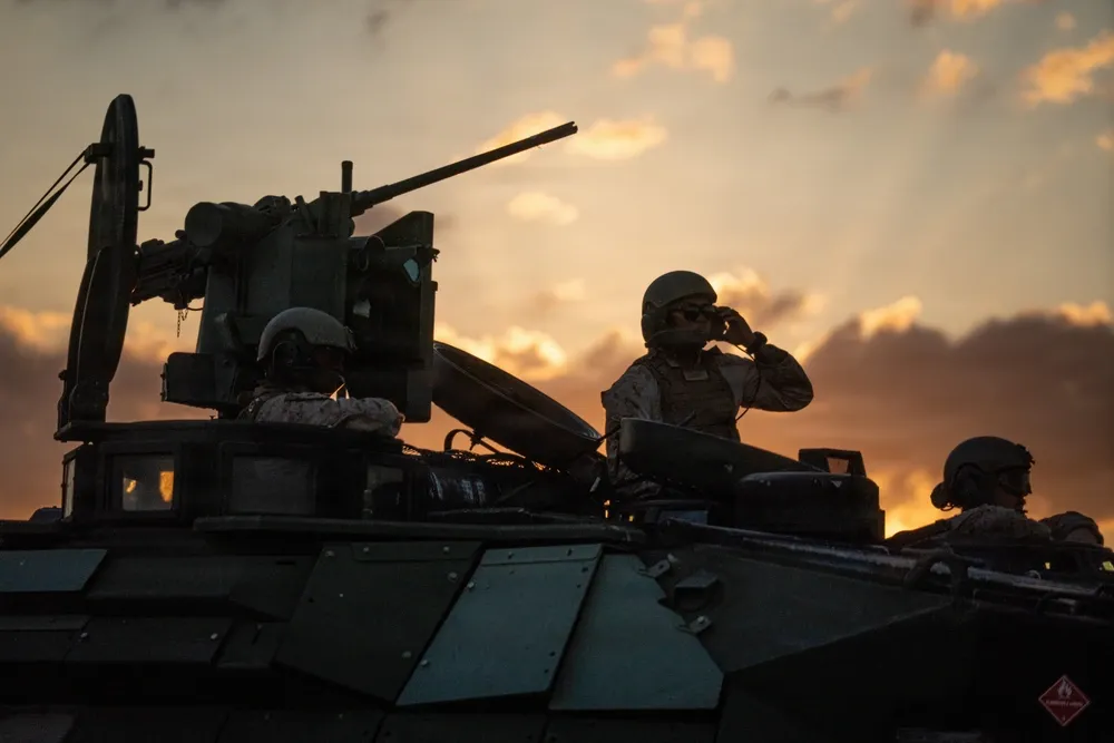Marines combined arms live fire exercise