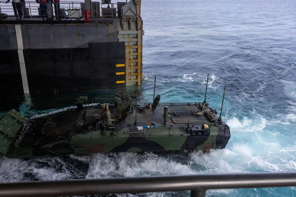 Amphibious Combat Vehicles training