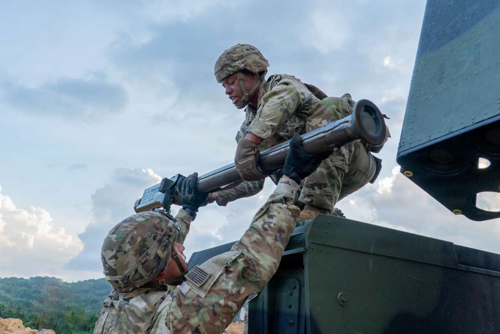 Avenger air dfense system loading