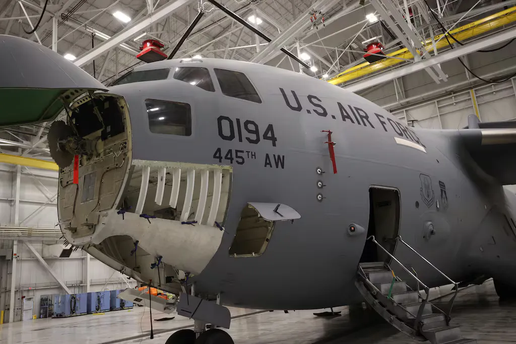 C-17 nose panel fit check