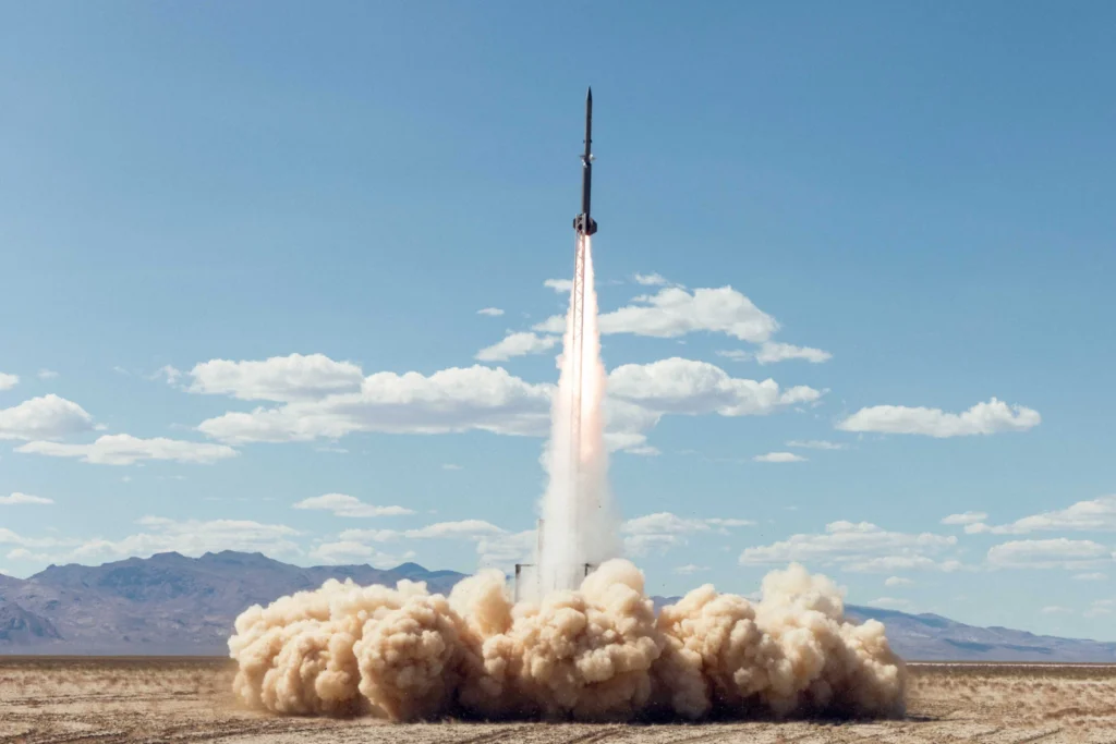 Castelion Blackbird hypersonic missile test launch