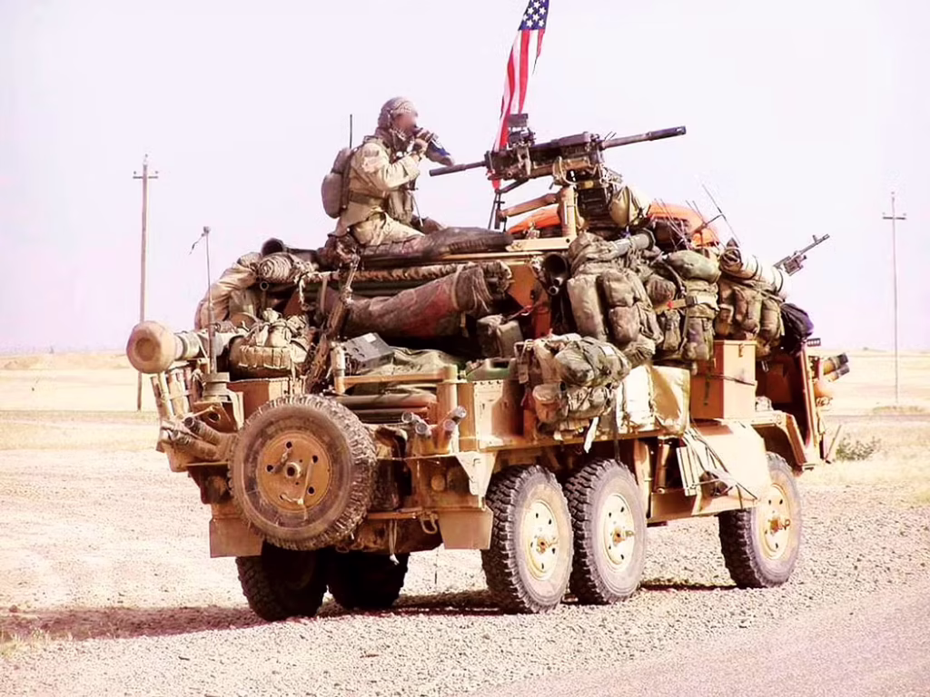 Pinzgauer 6x6 all-terrain vehicle Delta Force