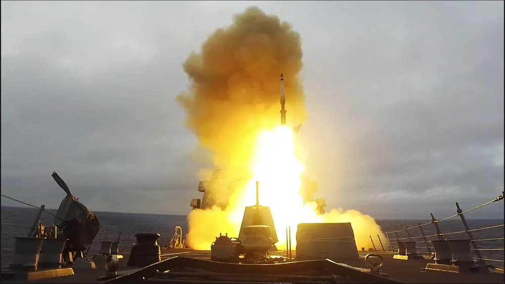 SM-3 missile launch