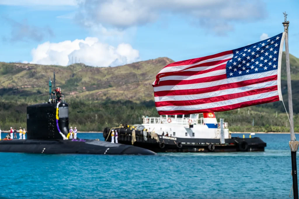 USS Minnesota returns to Guam after deployment