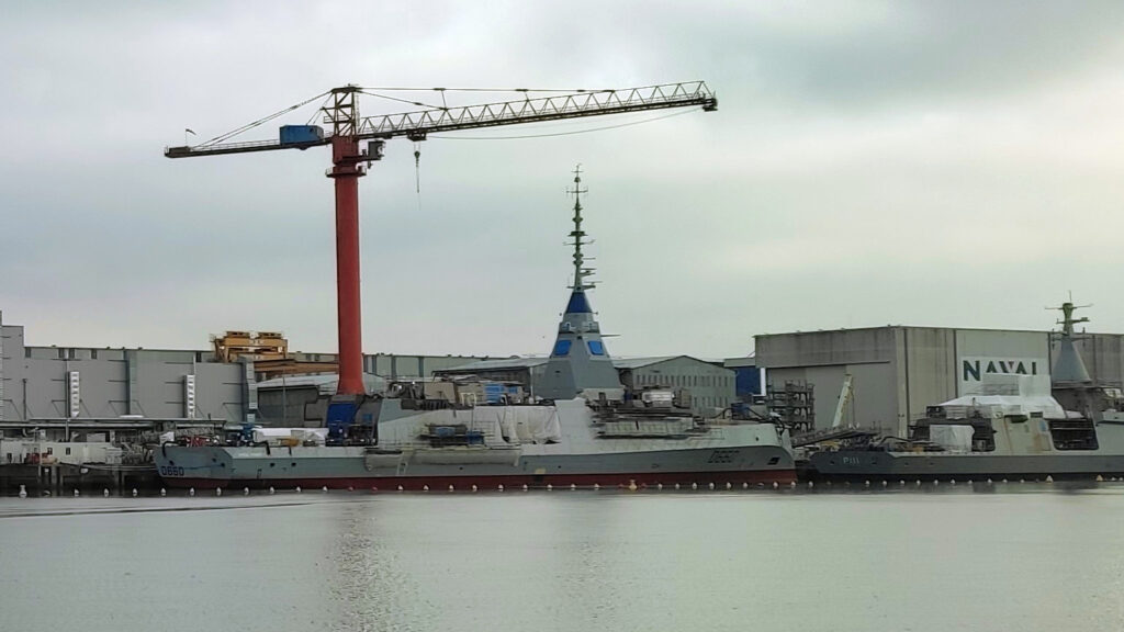 FDI frigate being built