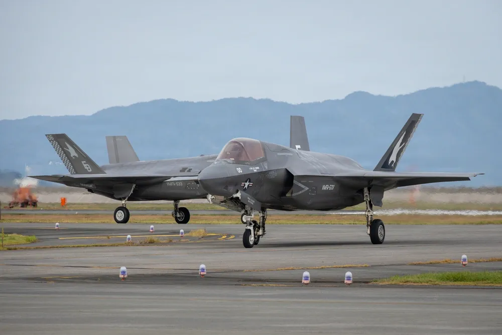 Marine Corps F-35Bs in Japan