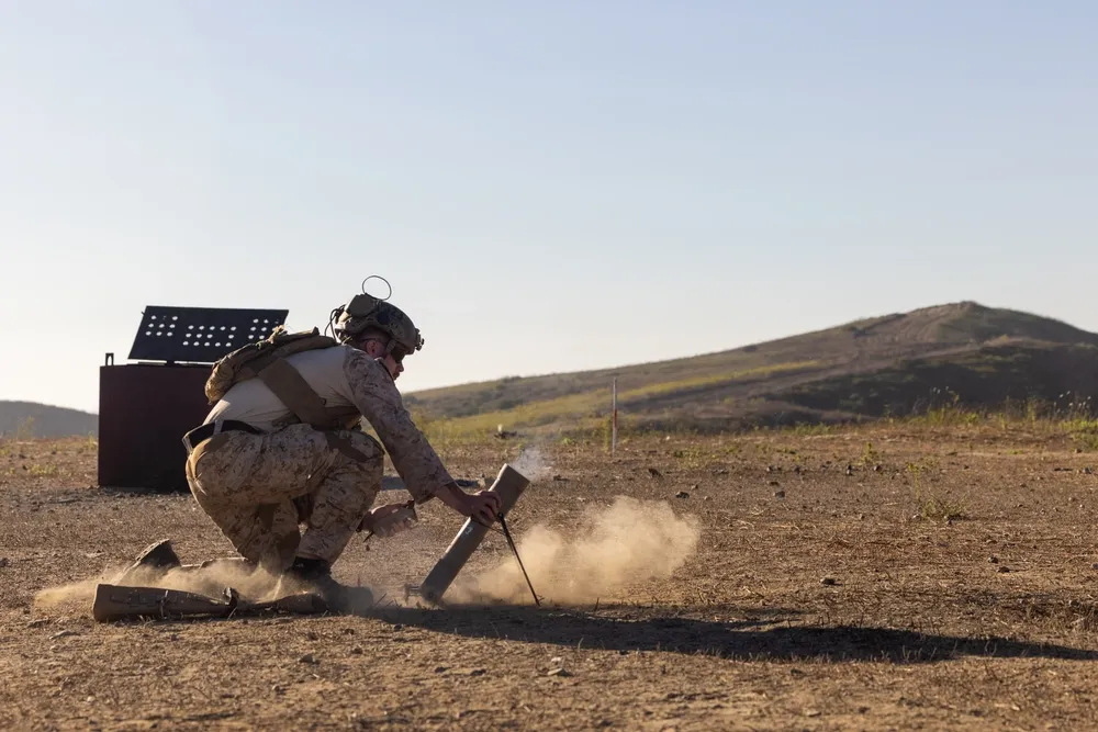 recon Marine trains with loitering munitions-1