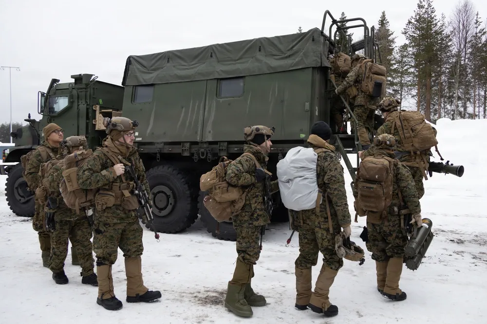 Marines during Cold Response 26 exercise