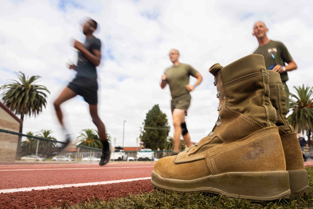 Marines running boots